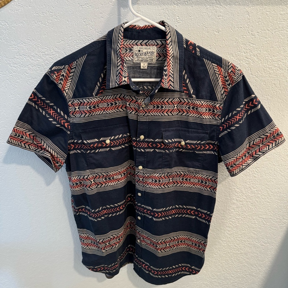 Lucky Brand S button down shirt sleeve